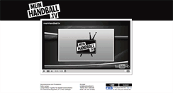 Desktop Screenshot of meinhandball.tv